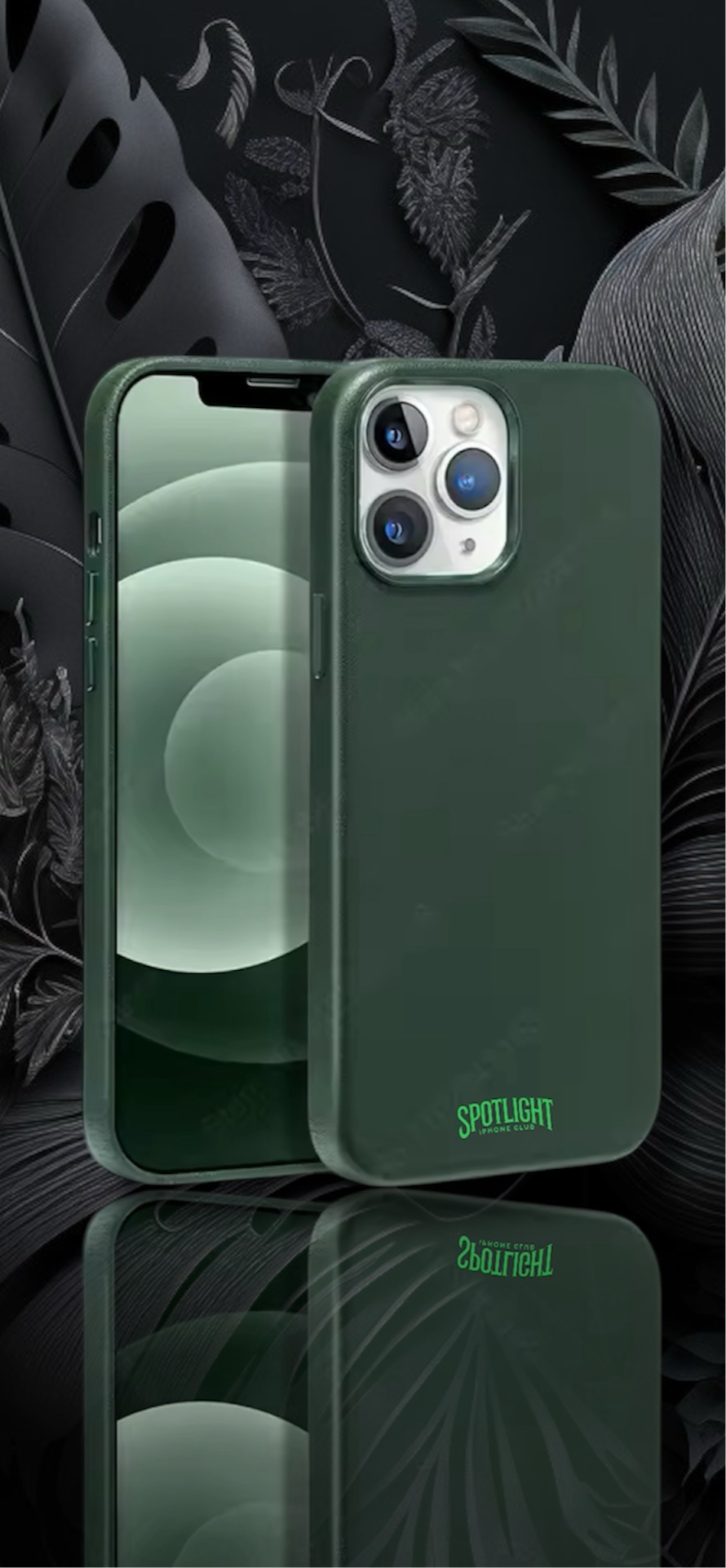 Midnight Matte Black/Gold-orange/purple/jungle-green-Sleek&Protection
